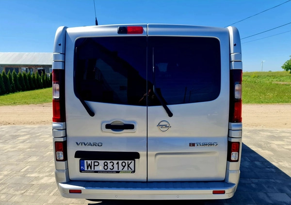 Opel Vivaro cena 83000 przebieg: 455558, rok produkcji 2017 z Płock małe 92